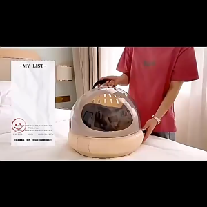 All-Breed Comfort Pet Carrier & Litter Box Combo for Cats