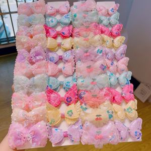 Colorful Butterfly Wing Hairpin Girls Childrens Hair Accessories Princess Headwear Versatile Cute Little Girl Hair Clip