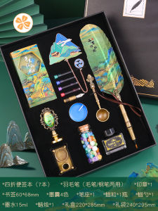 Sổ Tay Trang Chủ A5 Tranh Cát Màu Sắc Trang Trắng Dải Vuông Sổ Tay Quà Tặng Bảo Tàng Trung Hoa Quốc Gia Sổ Tay Học Sinh Quà Tặng Sinh Nhật Sổ Tay