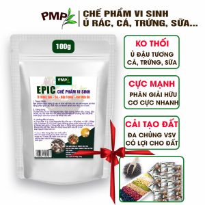 Chế phẩm vi sinh Epic PMP Ủ Rác Hữu Cơ Sinh Hoạt Đậu Nành Trứng Chuối Cá 200g