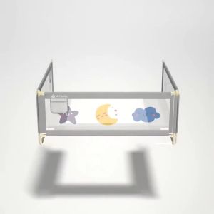 Baby Bed Fence Safety Adjustable Baby Bed Fence for Baby Queen Size Baby Bed Fence for Baby King Size Slide Down Safety Bed Guard Bed Rails for Baby Safety Bed Guardrail Easy Installation