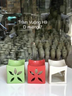 Đèn tinh dầu đốt nến ( chọn nhiều mẫu ) xông hương thơm phòng đuổi ruồi muỗi _ Gốm Sứ Bát Tràng