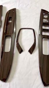 Ốp Nội Thất Vân Gỗ Bóng Xe Honda BRV 2024+ Form Mới Bộ 05 Chi Tiết Sẵn Keo Dán 3M