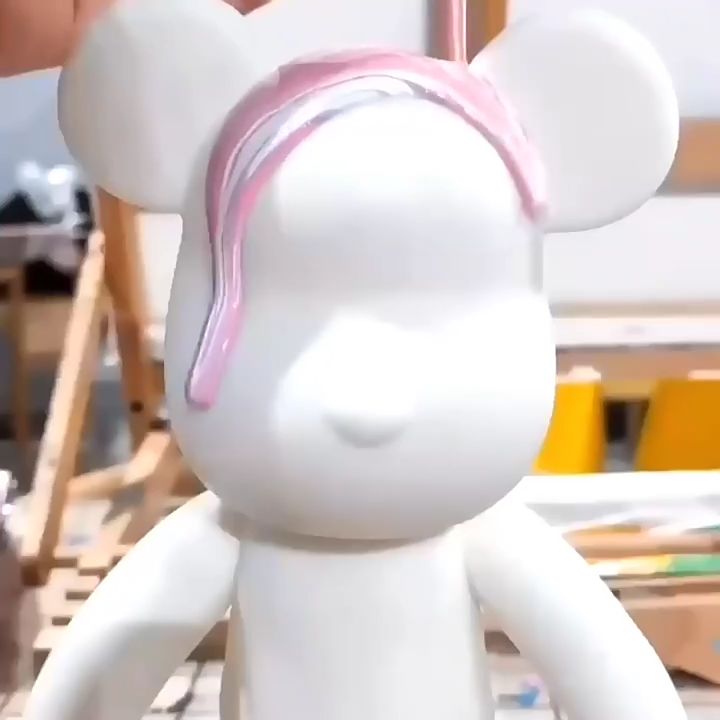 *READY STOCK* 60ml Color Fluid DIY Bear / DIY Painting Bear Keychain ...