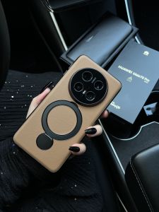 Ultra-Thin Soft Silicone Case for Huawei Mate70Pro+ New Model with Magnetic Stand Full Lens Protection Compatible with Mate60Pro