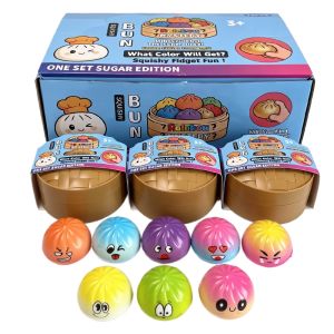 Hot Toys | New Realistic Steamed Bun Squishy Toy Slow Recovery Stress Relief Toy Bola Pop It  Fidget Toys Squishy Kawaii Sloth