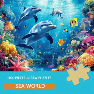 1000 Piece Jigsaw Puzzle for Adults Undersea World Made of Premium Paper Material Ideal Gift for Christmas New YearAge 14+