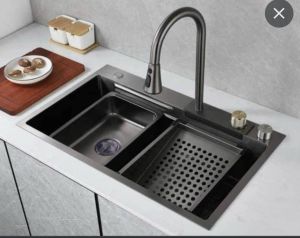 Chậu rửa bát 1 hố vòi thác nhập khẩu cao cấp