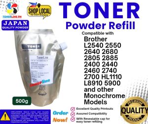 Brother Toner Compatible 1Kg/500g Compatible  to All Monochrome Models