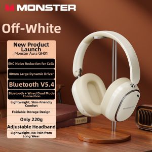 Monster | Noise Cancelling Bluetooth Headphones For Gaming And Music Long Battery Life Portable