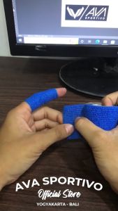 Finger Tape Futsal 5cm x 4.5m Wrist tape Wrist Support Teping Pelindung Otot Perban Elastis