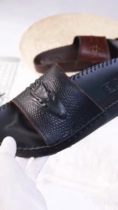 [HCM]DÉP NAM QUAI NGANG DA BÒ THẬT 100% HÀNG CAO CẤP KHÂU ĐẾ BAO CHẮC CHẮN