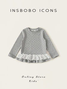 insbobo | Stylish Polka Dot Girls Long Sleeve T-Shirt