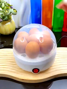 IMUTO Electric Egg Boiler Steamer 350W Rapid heat Egg Cooker Auto Shut Off Breakfast Maker