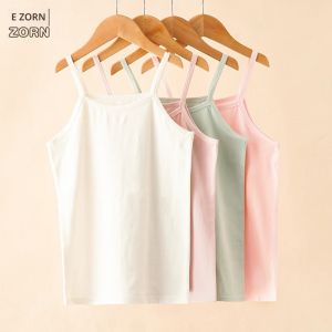 เด็กเสื้อเสื้อยืดฤดูร้อนชายหญิงฝ้ายเสื้อกีฬาเสื้อกั๊กสีสบายๆเด็กเสื้อกั๊ก