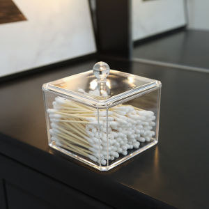 กล่องเก็บบรรจุภัณฑ์สำหรับใส่เช็ดหน้าแบบโปร่งใส พลาสติก กล่องเก็บของขนาดเล็ก ป้องกันฝุ่น กล่องเก็บของแบบมีฝาปิด สำหรับใช้ในบ้าน