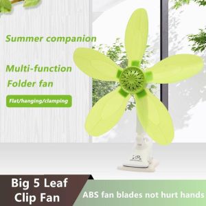 Big 5 blade Clip Desk Fan Soft Blades Fan For Office Dormitory