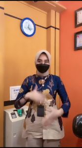 BATIK WANITA KANTOR ZIPER TERBARU BLOUSE WANITA