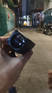 lampu tembak biled original x case M3429 2 warna putih kuning super terang plus kipas