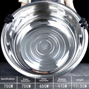 TEKANAI | Food-Grade 304 Stainless Steel Extra Deep Multi-purpose Basin