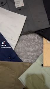 Kemeja Polos Panjang & Model Kerah: Kemeja Dewasa Hitam Polos Kemeja Casual Trend 2023