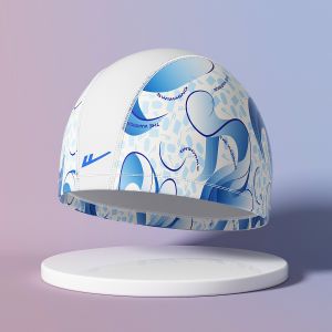 MONLEYTA | Womens Long Hair Large Size Swimming Cap Waterproof Silicone Diving Set With Goggles Ear Protection For Adults And Children