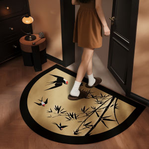 Half-round Water Absorbent Non-slip Customizable Door Mat