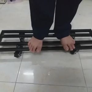 Đế lót chậu hoa cây cảnh 70x20x8cm có bánh xe kệ lót chậu hoa có bánh xe đế sắt có bánh xe