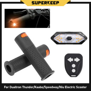 Universal Electric Scooter LED Turn Signal for Dualtron Thunder/Kaabo/Speedway/Niu Left Right Handle Wireless Remote Handle Grip
