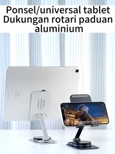 【Free Gift】Giá đỡ điện thoại máy tính bảng GOOJODOQ kim loại siêu mỏng thích hợp cho Pad Xiaomi Samsung Góc điều chỉnh Ổn định và không chao đảo