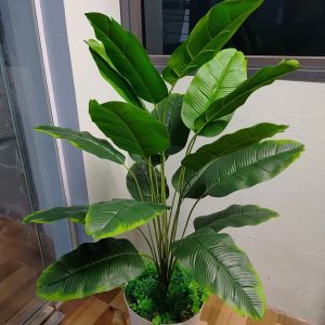 Cây giả Cây chuối giả Cây giả trang trí siêu siêu xinh cây hoa giả