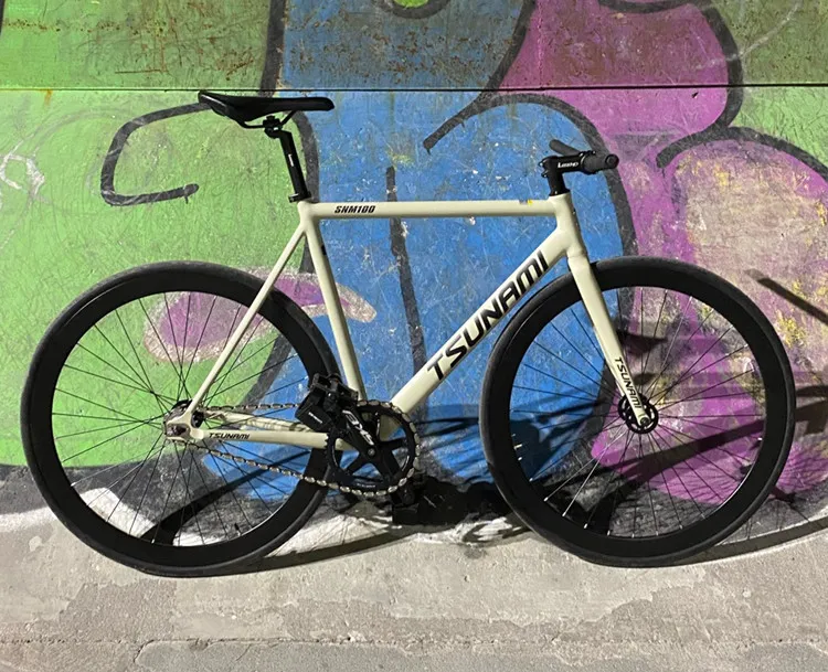 Tsunami SNM100 Aluminum Alloy Fixed Gear Racing Bicycle Speedy