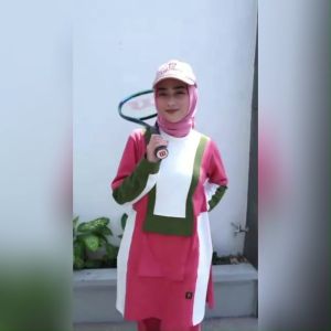 Terbaru Setelan Muslimah Celana Olahraga Believe BMS 46 Jumbo Cotton Combad 20s Premium