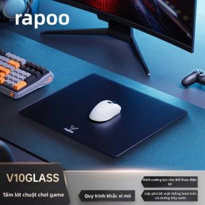 Tấm Lót Chuột Chơi Game Rapoo VP1 XSOFT 490x420mm Mép Lõm Đế Cao Su Chống Trượt Chống Mồ Hôi Dành Cho Game Thủ CSGO.