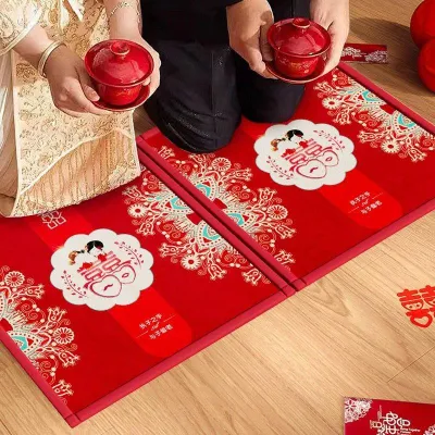 AYIJIE | Wedding Kneeling Cushion Red