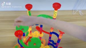 105pcs Kids Marble Run Building Blocks Maze Ball Track for Family Game Kids Birthday Toys