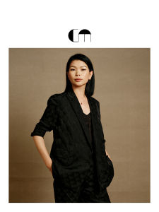 Geometric Jacquard Women Suit