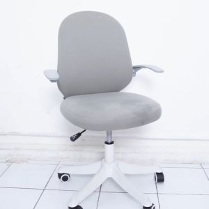 Deli Office Chair / Kursi Kerja Kantor / Kursi Staff Bentuk Ergonomis Desain Bulat E4942