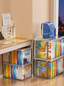 Mobile Book Storage Rack Desktop Snack Holder Student Dormitory Bookshelf PVC Material Simple Style Desk Organizer Moisture Proof