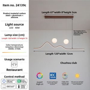 FANCY LAMP CLUB | Creamy Style Modern Restaurant Pendant Light