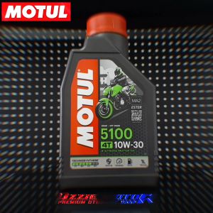 OLI MOTUL IMPORT 5100 4T ESTER/10W30/1000ml/MA2/ORIGINAL VARIANT TERBARU
