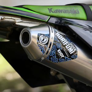 Knalpot Norifumi EiGT Full Bending Klx140 Klx150 Crf150 Wr155 Dtracker150 Viar Cross X150