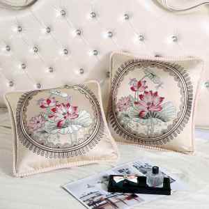 European Style Sofa Pillowcase Square Living Room Couch Cushion Cover Home Bedding Decorative Pillow Shell without Filling