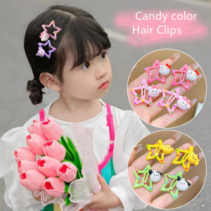 5pcs/set Star Hair Clips for Girls Star Clips for Hair Barrettes Metal Hair Clip for Kid Hair Accessories for Women
