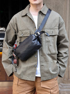 WANYE | Mens Sport Casual Multi-functional Leather Backpack