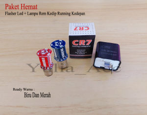 Lampu Stop Rem LED Kedip Running 30 LED Honda Beat Plus Flasher LED Universal Motor