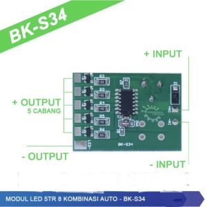 Modul runing  5 canel dan 8  dc 12 - 24 volt