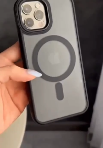Premium Hybrid Magsafe Dove Black Case For iPhone XR 11 12 13 14 15 16 plus pro max