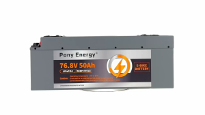 Pony Energy Ebike LiFePO4 Battery 72V 40Ah/50Ah Battery Bluetooth BMS 80A 2500W MotorGolf Cart & 4-Wheel Electric Car Battery Support Stainless Steel Case Pony Energy 76.8V 50Ah Lithium Iron Phosphate Battery With High Performance