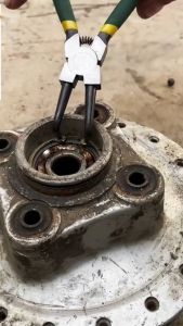 Ktools คีม 4ชิ้น คีมถ่าง-หุบ คีมหนีบ คีมถ่างแหวน 7 นิ้ว คีมหุบแหวน คีมหุบถ่าง คีมถอดปิ้นล็อค ปากตรง ปากงอ แข็งแรง ทนทาน